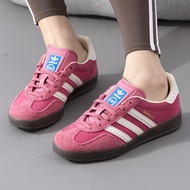 adidas | Adidas Gazelle Indoor รองเท้าผ้าใบลำลองสำหรับผู้หญิง รองเท้าผ้าใบแบบสวมสบาย ระบายอากาศได้ดี