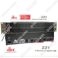 Equalizer Dbx 231 2-Series Graphic EQ Equalizer DBX231 Bagus