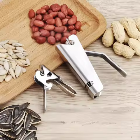 Stainless Steel Melon Seeds Sheller Nuts Opener Plier Clamp Pistachio Walnut Pine Opener Sunflower S