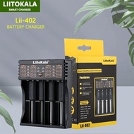 Liitokala Lii-202 Lii-402 5V2A Output Type-C Wire Interface Universal 3.7V 3.2V 3.85V 18650 21700 Re