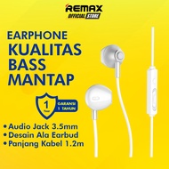 Remax RM-711 Earphone Original Garansi Resmi / Headset / Earphone Murah / Earphone Terbaik / Earphon