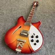 12 String Rickenbacker 330 Semi Hollow Cherry Sunburst Electric Guitar Professional Guitar