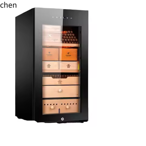 HTT constant temperature and humidity cigar cabinet compressor low noise cigar moisturizer mini wake