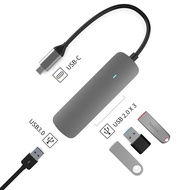 GOOJODOQ USB HUB C HUB Adapter 6 in 1 USB C to USB 3.0 HDMI Compatible Docking Station for MacBook P