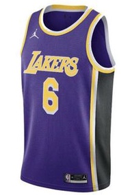 NBA Nike   James Lakers 6號球衣