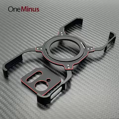 Light Metal Bumper For ROG Phone 9 Pro Case 8 Rimless Frame Shell Built-in 360° Rotation Magnetic Ho