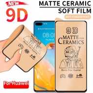 หม่9D คลุมทั้งหมดนุ่มเซรามิกเคลือบฟิล์มปกป้องหน้าจอสำหรับ Huawei P20 P30 P40 Lite Mate 20 Nova 7 SE 7i 5T 3i Honor 8X Y7A Y7P Y6P Y5P Y6S Y9S Y7 Pro Y9 Prime 2019