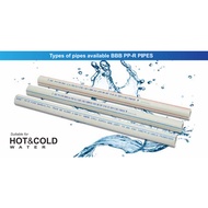 Bina Plastic BBB Hot and Cold PPR Pipe PN16 / PN20 Buatan Malaysia SIRIM