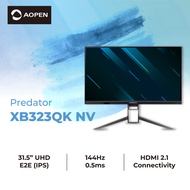 ACER PREDATOR XB323QK NV 31.5-Inch IPS UHD 144Hz 1ms Zero Frame Slim Flat LCD G-Sync Gaming Monitor [3840x2160]