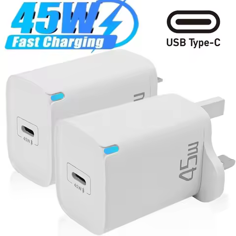 PD45W Fast Charging Mobile Phone Chargers Tablet Laptop Wall Charger Adapter Suitable for IPhone 15 