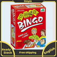 BINGO Board Game Puzzle Educational Vocabulary Smart Family Kid Game 6 Years Old Up