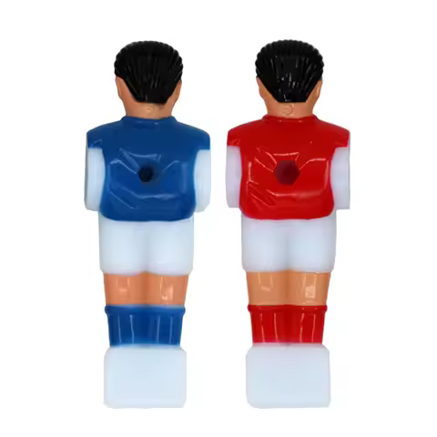 9Pcs Table Football Men Player Replacement Plastic Foosball Soccer Man Tournament Style Compatible w