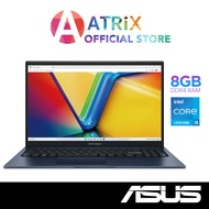 【Express Delivery】ASUS Vivobook 15 X1504ZA-BQ300W | 15.6" FHD (1920x1080) Wide View | Intel Core i5-1235U | Intel UHD Graphics | 8GB DDR4 | 512GB SSD | Win11 Home | 2Y ASUS Warranty