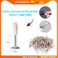 600PCS Steel Nail Gun Rivet Gun Bullet Nail Gun Concrete Fire Nail Gun Ceiling Round Nail 25mm Artif