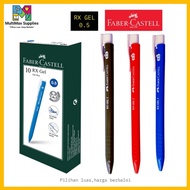 Pen Faber Castell RX Gel 7 0.5MM Black / Blue / Red / Gell Pen