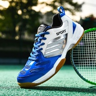 New Men's Badminton Shoes Shock-Absorbing Wear-Resistant Table Tennis Shoes Breathable Training Shoes Professional Competition Badminton Sneakers Tennis Shoes Big Size 38-48 YUANSHENG