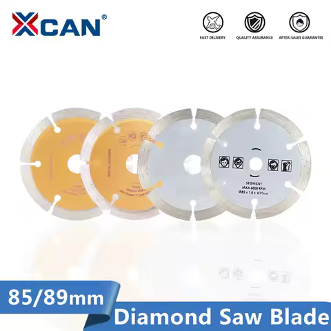 XCAN Diamond Saw Blade 85/89/115mm Dry-Cut Diamond Cutting Disc for Cut Concrete Ceramic Brick Marbl
