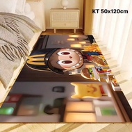 [HOT] Super Hot Labubu Shaped Wool Foot Mat, Bedroom Decor Bed Foot Mat...