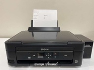 ปริ้นเตอร์ EPSON L455 มือสอง wi-fi 3in 1 Print Scan Copyพร้อมใช้งาน  มีWifi Direct เชื่อมต่อจากเครื่องโดยตรงได้เลย