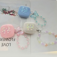 luxury case For baseus E19 E20 E16 BD1 E17 E18/E18B M3S M2S MC1 case Silicone Earphone Cover with ke