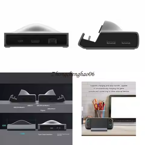 Charging Docking Station for AYN Odin 2 Charging Dock Charging Base Metal Shell 601F