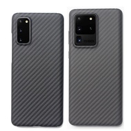 Applicable to Samsung S20ultra S20 + S20 plus/S24 Ultra/S23 Ultra Kevlar Protective Shell Ultra-Thin Ultra-Light Drop-Resistant Anti-Collision Real Carbon Fiber 600d Phone Case