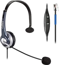 Callez RJ9 Phone Headset for Cisco Office Phones, Corded Telephone Headset with Microphone Noise Cancelling for Cisco IP Phones 6941 7811 7841 7941 7942 7945 7962 7965 7975 8841 8845 8851 8861 8945