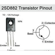 Transistor D882 / 2SD882 NPN Power Transistor TO-126 Original