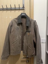 vintage carhartt detroit jacket brown