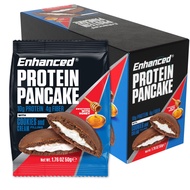 Enhanced Labs Protein Pancakes To Go - Cookies & Cream (Pack of 10) - Low Carb, Low Sugar, Low Calor
