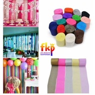 Fun KIDS PARTY Crepe Paper Roll / Paper Streamer / Decorative Crepe Paper / Crepe Paper Streamer