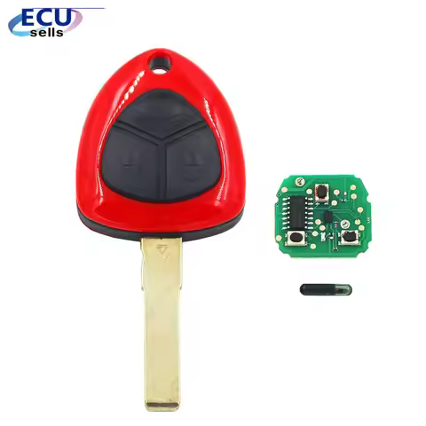 Ecusells Keyless Entry Smart Remote Key Fob 3 Buttons 433MHZ for Ferrari 458 With ID48 Chip