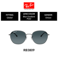 Ray-Ban - TRUE - RB3809 004/S3 Unisex Global Fitting Sunglasses Size (53/55 mm)