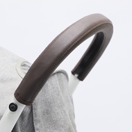 、‘】【= Stroller Handle Cover Yoya Accessories PU Leather Armrest Bumper Bar Safety Handril Protector Case Universal Yoya Pram Accessory