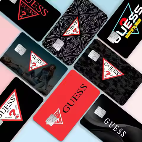 Fashion G-Guess Diy Credit Debit Card Sticker Party Sticker Decoration Waterproof Small Chip Card Sk