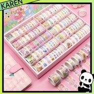 Karen 100Rolls/Set Washi Tape Sastra Kualitas Tinggi Scrapbooking