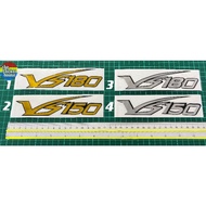 SUZUKI VS150 / VS180 (GOLD CHROME & CHROME) STICKER CUTTING DESIGNS
