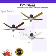 FANCO GERBERA F1359 RC 48 INCHES / 60 INCHES BEST DC MOTOR WITH 5 BLADES CEILING FAN