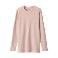 MUJI MUJI Womens Soft Cotton Wool Long Sleeve T-Shirt Base Layer Base Layer Homewear
