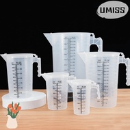 UMISTYDREAM9IQ0 Measuring Cup with Scale, Large Capacity with Lid Plastic Water Jugs,  100/250/500/1