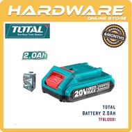 TOTAL Lithium-Ion 20V Battery 2.0Ah TFBLI2001