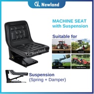 Seat Backhoe / Forklift Seat / Case Seat / Tractor Seat with suspension (Model 3)