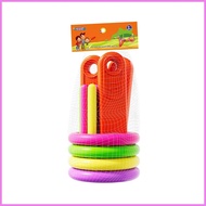 Toss Ring Game PE Ring Throwing Toss Play Round Ring Sports Throw Ring Game Set Parent-child Toss Ga