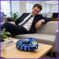 For Zootopia Snake Toys 16 Inch Joint Movable Animal Figurine 3D Printed Animated Movie Character Sn