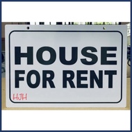HOUSE FOR RENT PVC WALL SIGNAGE 7.8x11 inches
