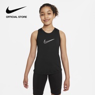 Nike Dri-FIT Older Kids (Girls) One Tennis Tank - Black