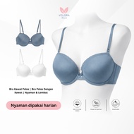 Velora - Underwire Bra POLOS | Bra POLOS With Underwire | Comfortable & Soft | Size 70B-85B T18 CLOU