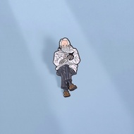 Bernie Sanders Inauguration Meme Enamel Pin Funny Bernie Mittens Brooch Badges Backpack Accessories 