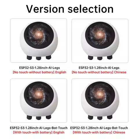 AI Voice Chat Robot Ball ESP32-S3 1.28 inch LCD N16R8 Development Board Wifi Weather Clock for DeepS