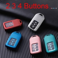 2 3 4 Buttons Car Key Case Cover Shell Fob For Honda Accord Civic CRV HRV Pilot Fit Freed Odyssey Vezel 2018-2022 Accessories